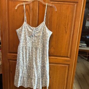 No Boundaries Blue Floral Kids Casual Dress